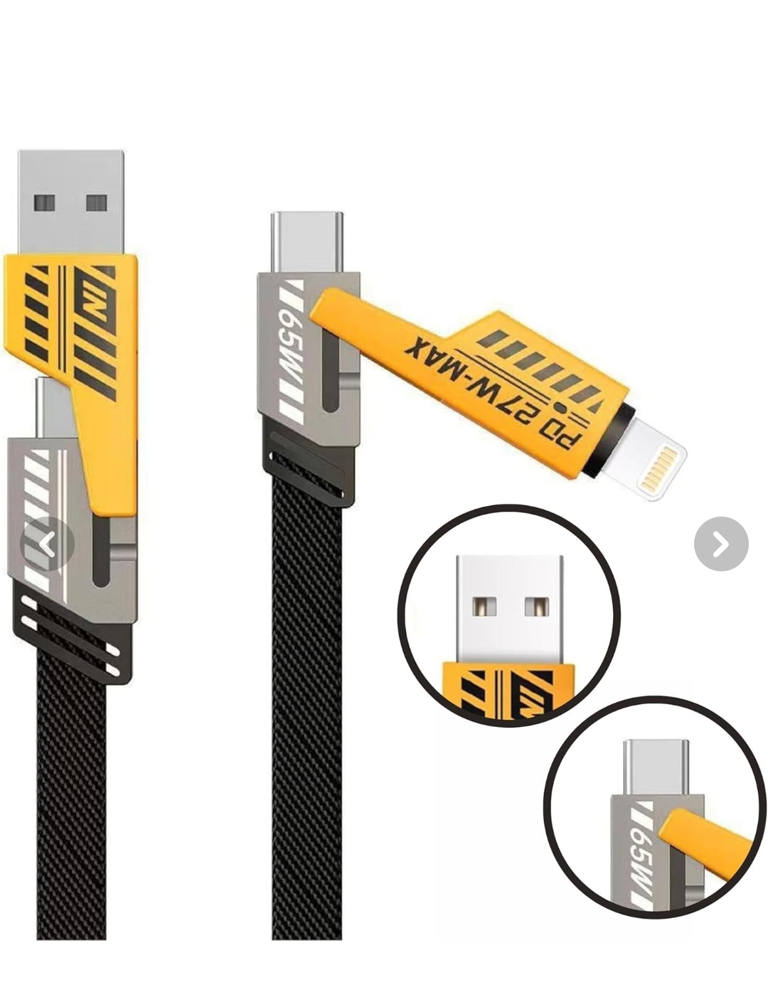 کابل ۴ کاره - کانکتور