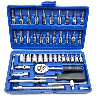 جعبه بکس 46 پارچه درایو  1/4 مدل NEW TOOLS صنعتی